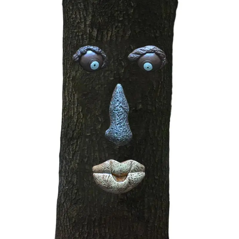 

Funny Old Man Tree Face Bark Tree Face Monsters Garden Art Outdoor Easter Decorations Resin Crafts Ornaments