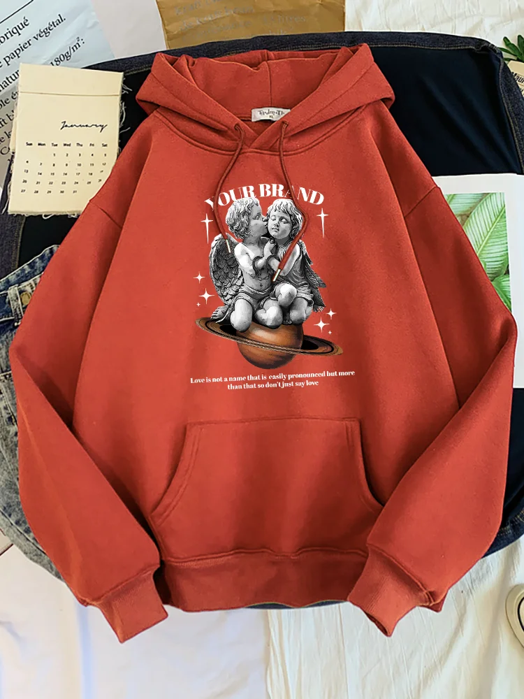 

Толстовка флисовая с капюшоном и принтом «Бог любви»