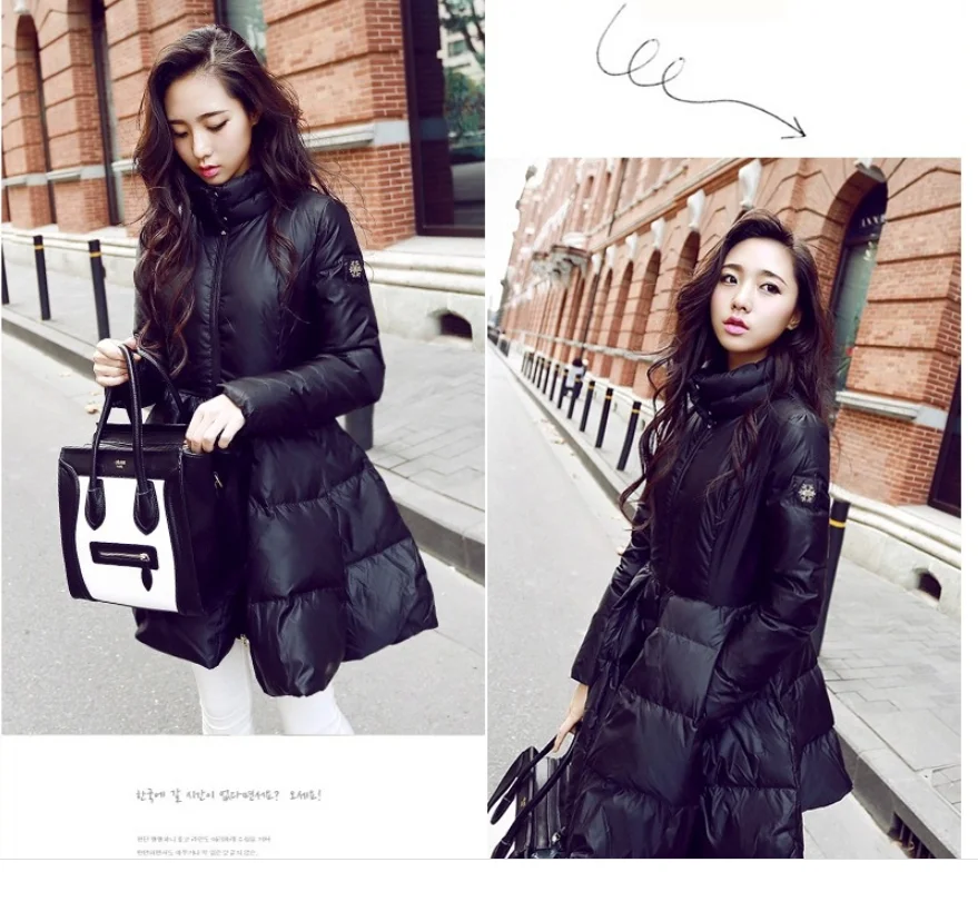 Women's Cotton Jacket 2022 Winter New Fashion Big Swing Warm Ladies Jacket Long Section Ladies Down Cotton Jacket Winter Jacket