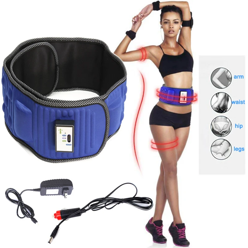 Электрический вибрирующий пояс для похудения фитнес-Массажер Терапевтический стимулятор мышц живота аппарат для красоты от AliExpress RU&CIS NEW