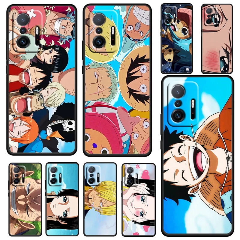 

ONE PIECE Cool Boys For Xiaomi Mi 12 11 11T 10T 10S Ultra Pro Lite 5G Soft Silicone Black Phone Case Cover Fundas Coque Capa