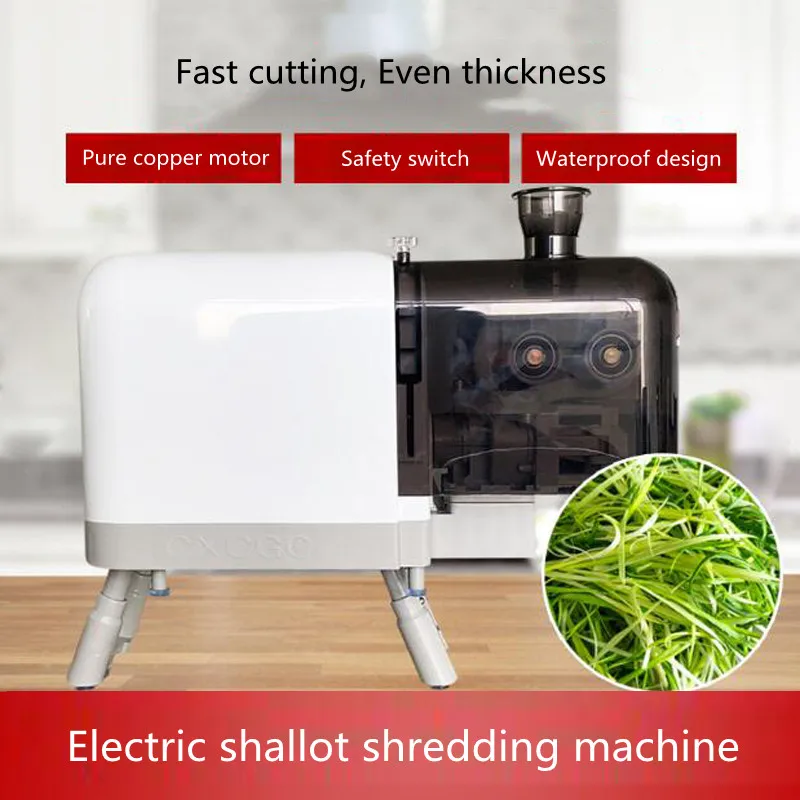 

Restaurant Small Model Leek Cutter Scallion Cutting Shallot Shredding Machine