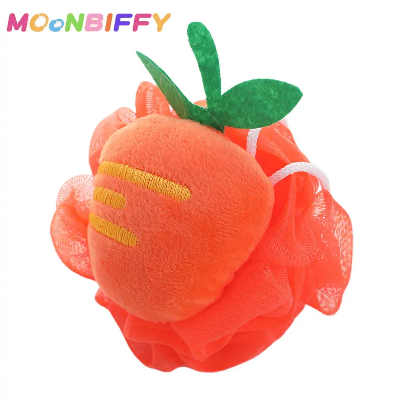 

1 шт. Новый мультяшный фруктовый губчатый мяч для ванны милый креативный банный салфетка для ванны искусственное полотенце