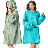 raincoat europe america korea and japan fashion bat sleeve big long sleeve pants new foreign trade waterproof raincoat