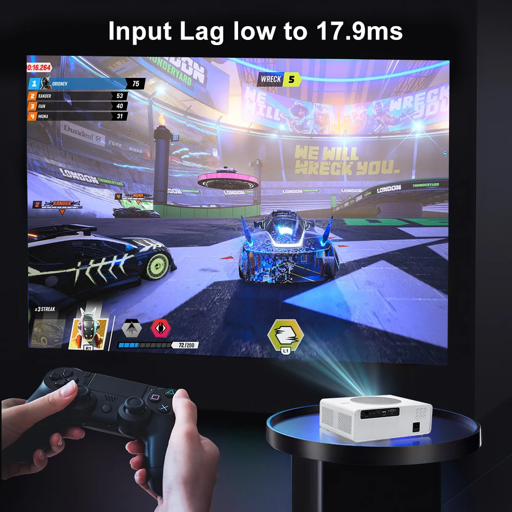 TouYinger Q10 проектор Full HD домашний кинотеатр 12000 люмен светодиодный 4K проекторы Wi-Fi