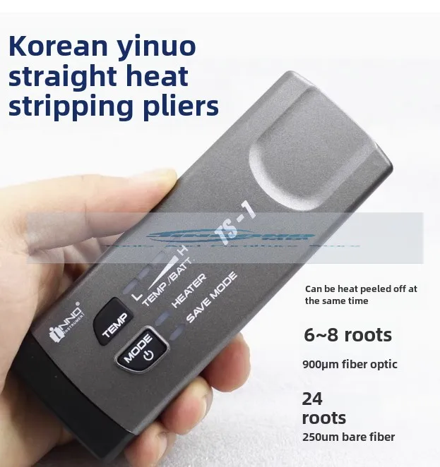 TS-1 Thermische Hot Jacket Stripper met optim en lintvezel Verwarmde optische striptang