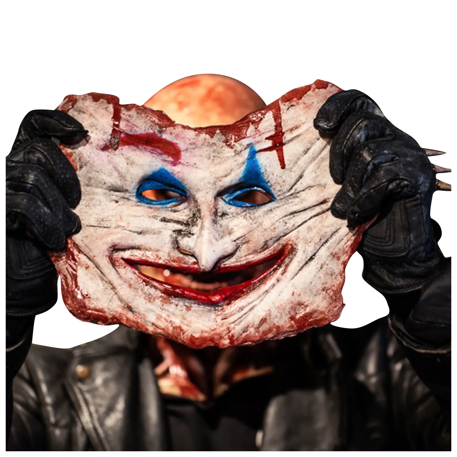 Новая ужасающая маска на Хэллоуин с движущимися челюстями реалистичный