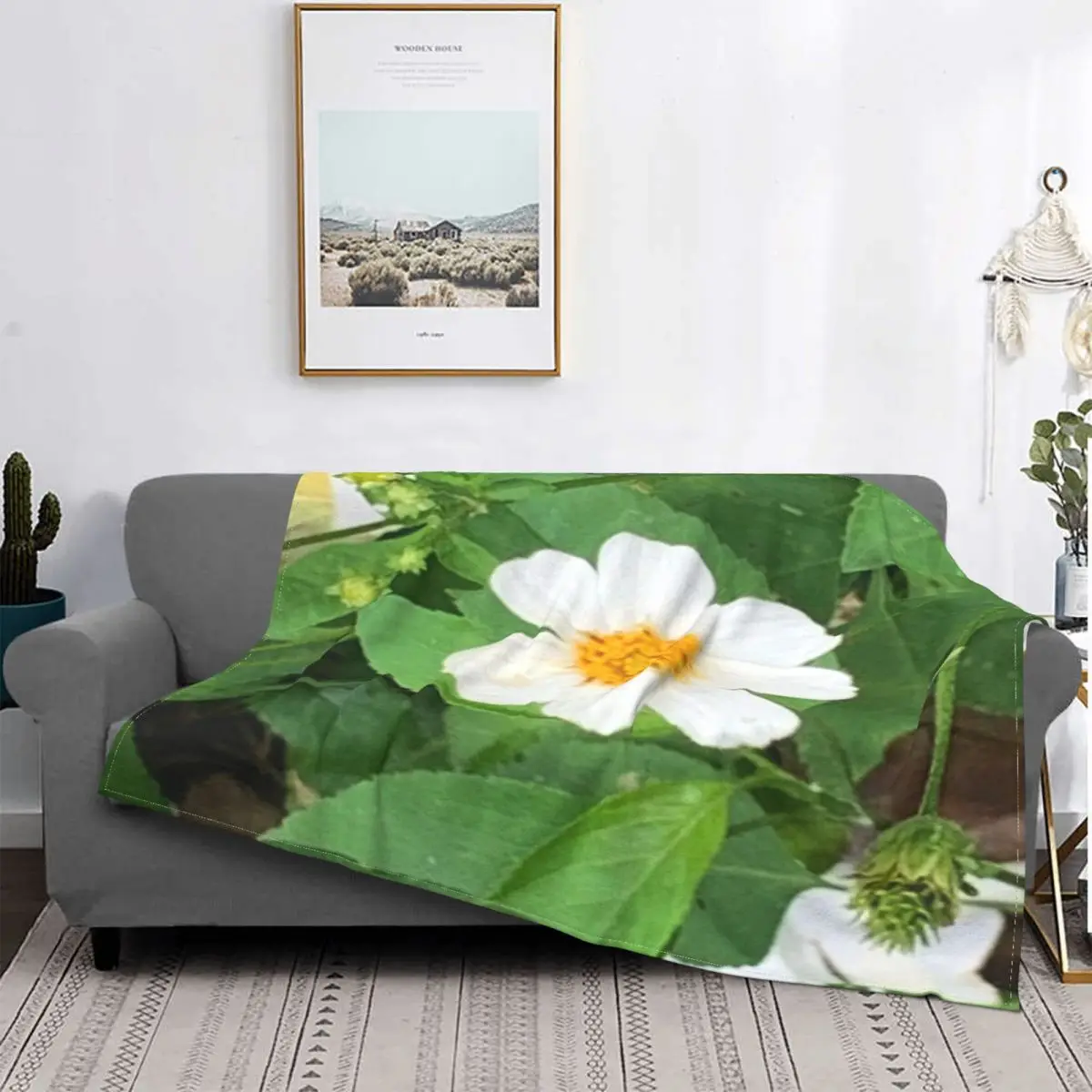 

Manta blanca y amarilla para cama, colcha de muselina a cuadros, manta de lana 150, edredones y colcha