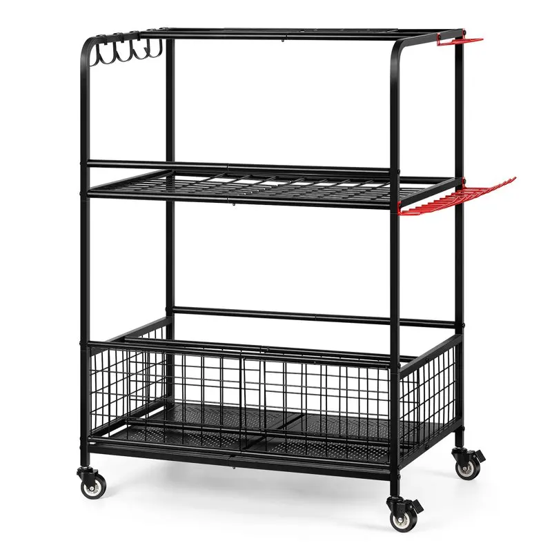 

Tool Storage Organizer with Wheels, Yard Tool Stand Holder car accessories Free Shipping