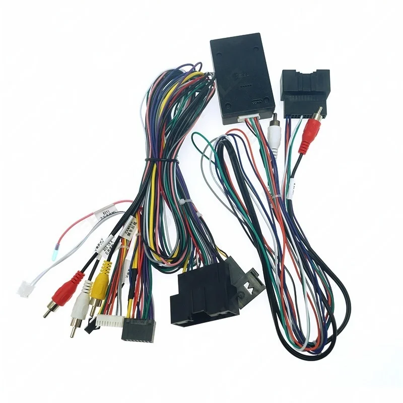Жгут проводов декодер шины CAN аудиоразъем RCA 16-контактный кабельный адаптер ISO для