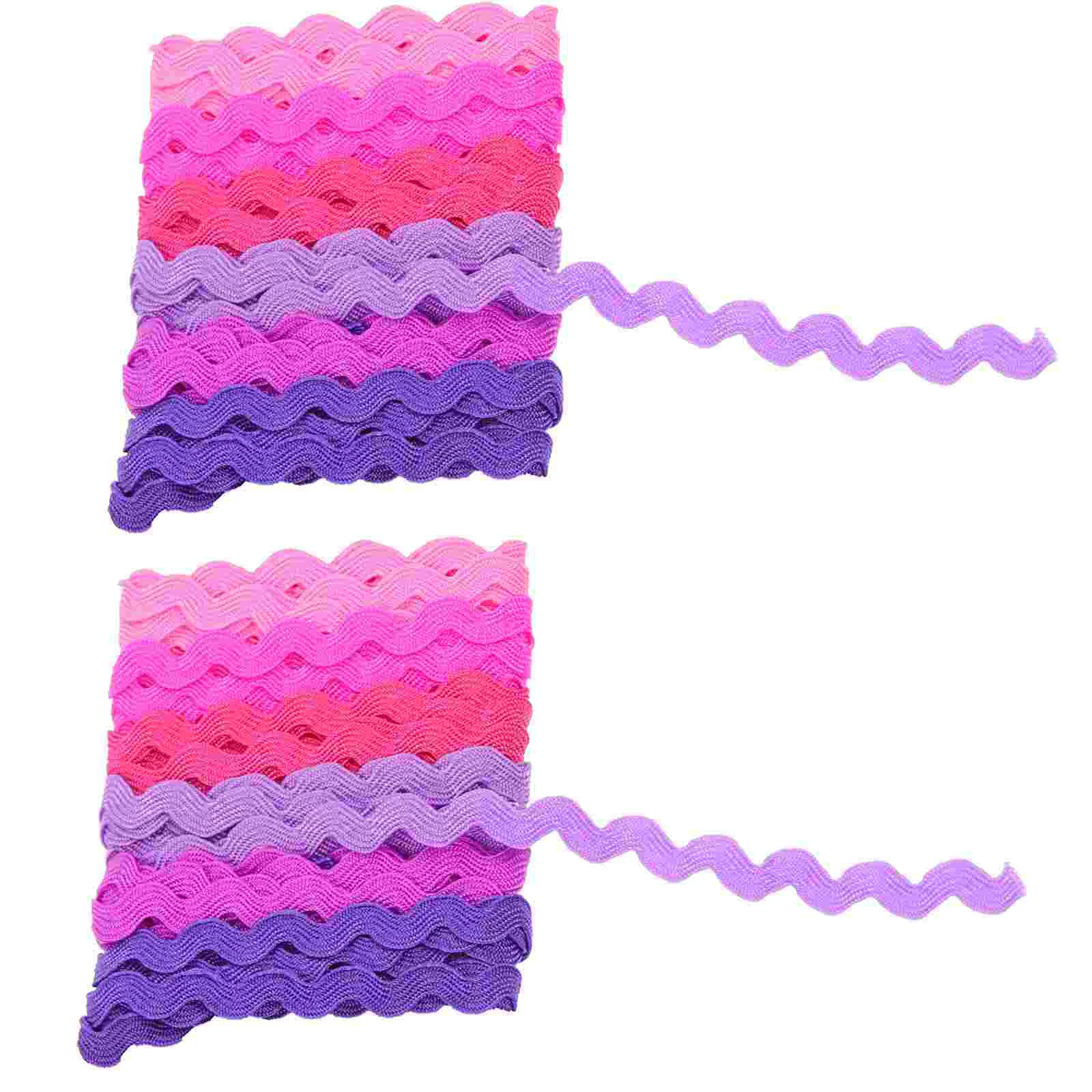 

Trim Ribbon Diy Wavy Fringe Sewing Wrapping Packaging Gift Decor Crafts Accessory Clothing Clothes Bow Ribbons Colorful Wave