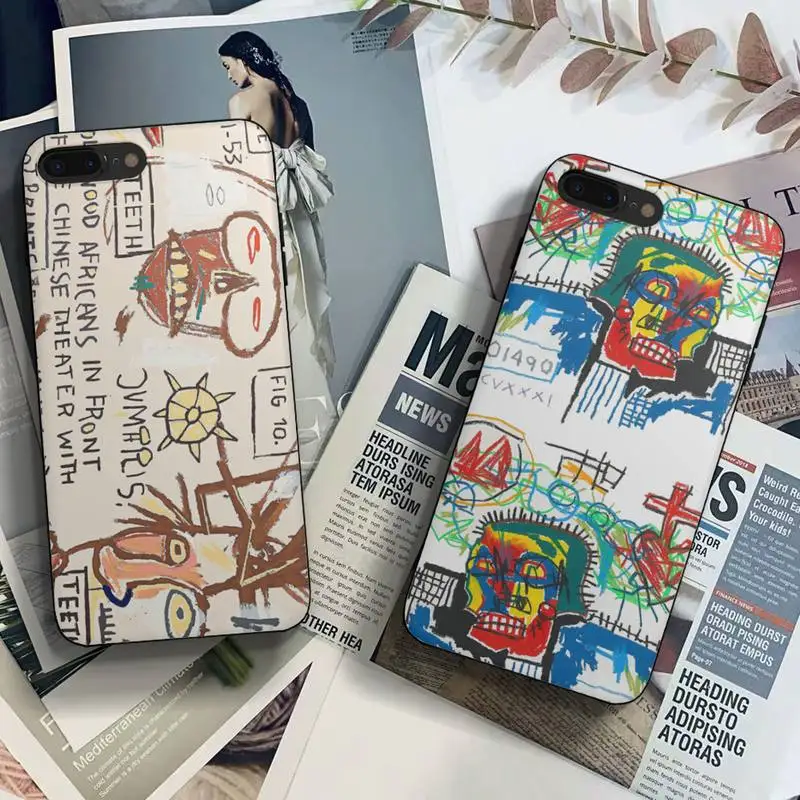 

Creative Graffiti Phone Case Fundas Shell Cover For Iphone 6 6s 7 8 Plus Xr X Xs 11 12 13 Mini Pro Max