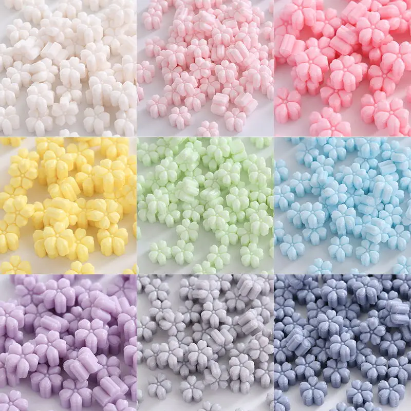 

100Pcs Sealing Wax Macaroon Color Flower Shape Wax Beans For Scrapbook Material Wedding Invitation Card DIY Seal Stamp Gifts
