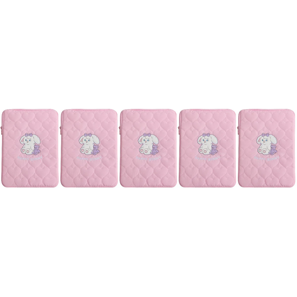 

5pcs Cartoon Laptop Inner Bag Portable Tablet Bag Anti-scratch Tablet Pouch Cloth Tablet Carrying Bag
