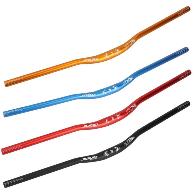 

JOOD XT Training Level Bicycle 6061 Aluminum Alloy Handlebar 31.8Mm Flat Riser Aluminum Handlebar 780Mm