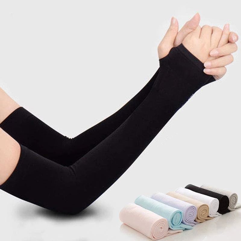 

Ice Silk Sleeve Sunscreen Cuff Arm Uv Sun Protect AntiSlip Summer Outdoor Riding Sun Protection Tools Applicable Fitness