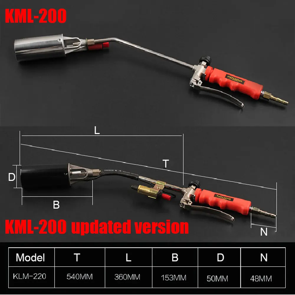 Liquefied  Welding Gas torch Fire Gun  with Button Ignition Weed Burner Welding Accessories  for Brazing Tool Outdoor Picnic BBQ enlarge