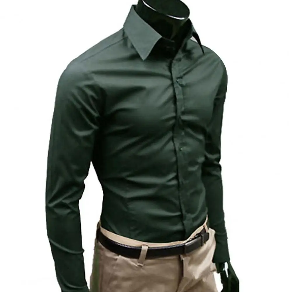 

Men's Shirt LMens Long Sleeve Shirts Button-down Shirt Men Casual Shirt Autumn Male Blouse Slim Fit Dress Shirts For Male