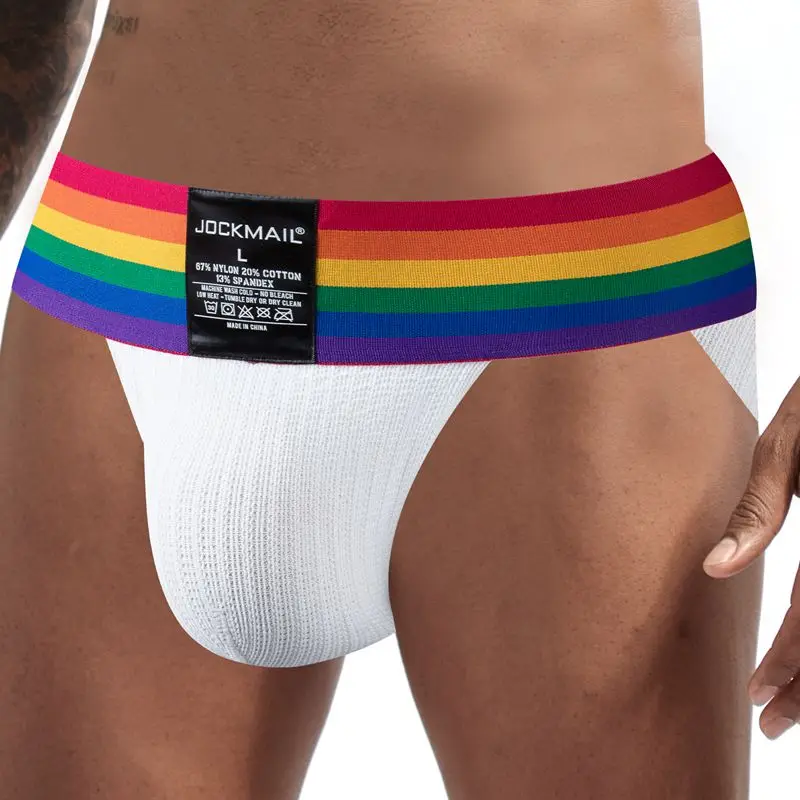 Трусы-бикини JOCKMAIL мужские пикантное нижнее белье трусы-танга трусы для геев с