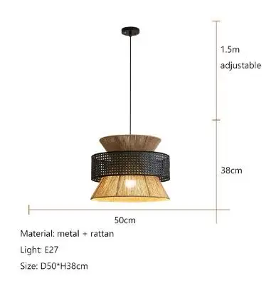 

Подвесная люстра HomeLover Wabi Sabi из пеньковой веревки