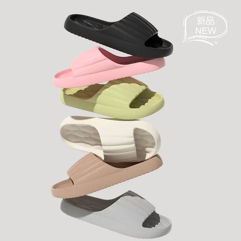 Женские шлепанцы из ЭВА на толстой подошве