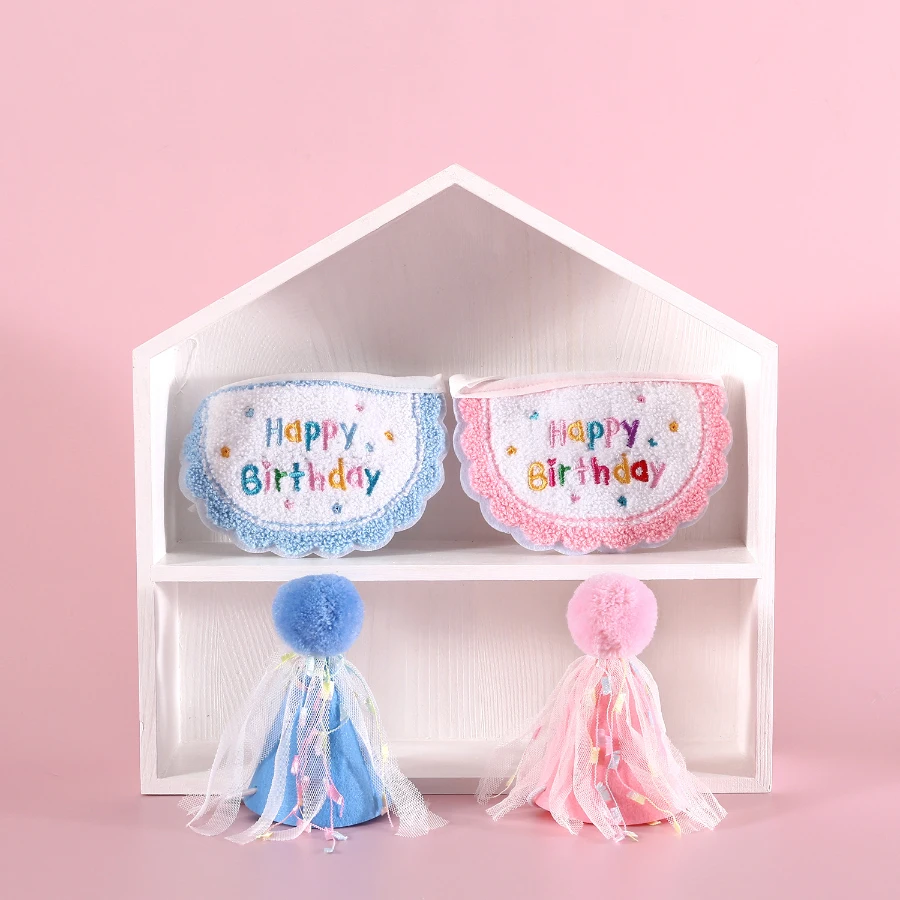 Слюнявчик Madden для домашних питомцев Аксессуары фотосъемки нагрудники шляпа