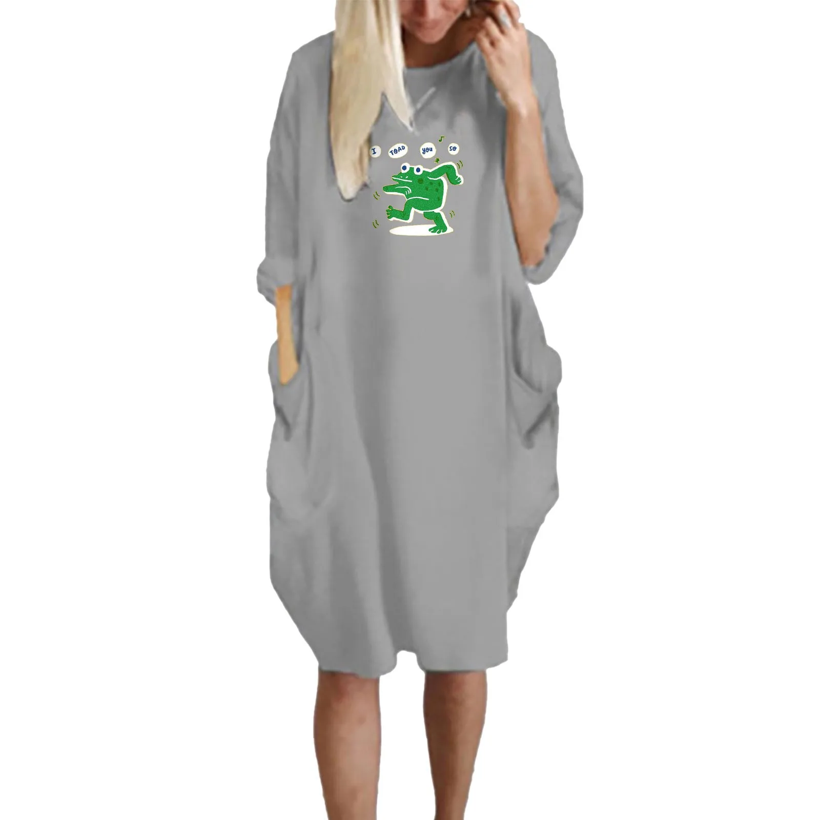 

Women's Loose Dress Fun Graphic Print Dress Halloween Elegant Women Dress For Party 2022 Casual Fashion Clothing vestido