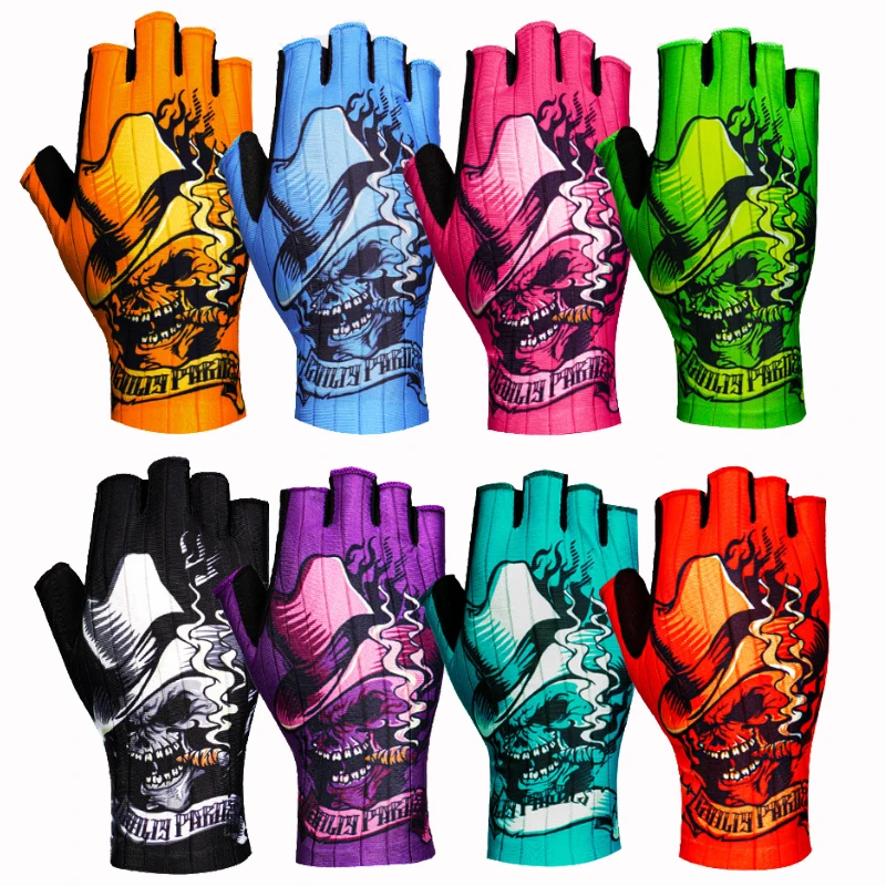 

Велосипедные перчатки для горного велосипеда, летние рыболовные спортивные защитные полуперчатки для спортзала, бодибилдинга, мужские и женские велосипедные защитные перчатки, противоскользящие