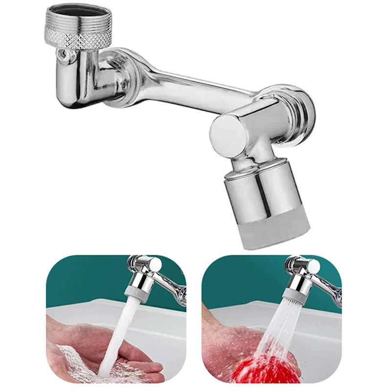 

1PC Universal 1080° Rotation Extender Faucet Aerator Plastic Splash Filter Nozzle Home Faucet Extender Bathroom Kitchen Tool