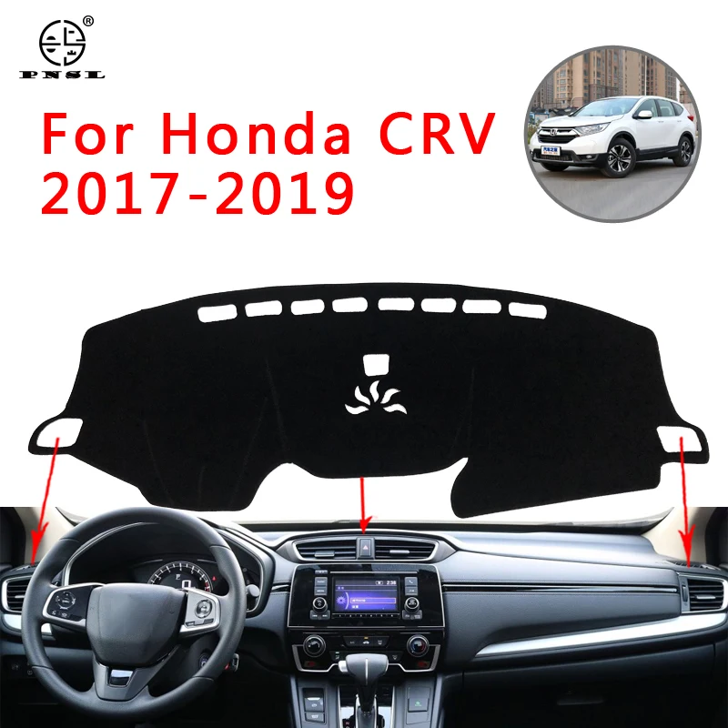 

Для Honda CR-V RW1 ~ RW6 2017 2018 2019 Противоскользящий коврик для приборной панели, накладка, Солнцезащитный коврик, защитный ковер, автомобильные аксе...