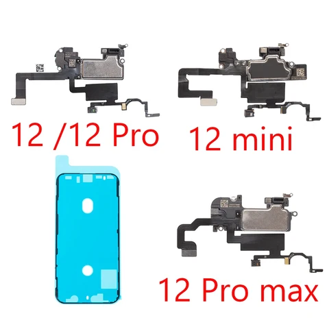 Передний гибкий наушник для iPhone 12 Pro Max, мини-датчик приближения, маленькие наушники, динамик, гибкий кабель