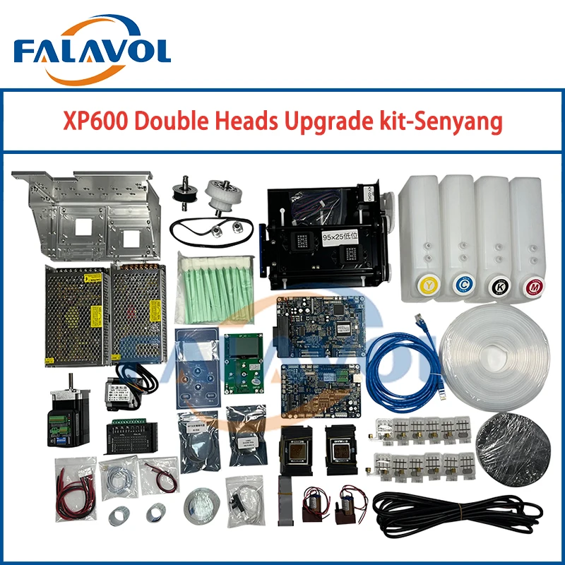 

FALAVOL XP600 Conversion Kit for Double Heads Senyang Kit for Dx5/Dx7 Convert to XP600 for UV/Eco Solvent Printer Update set