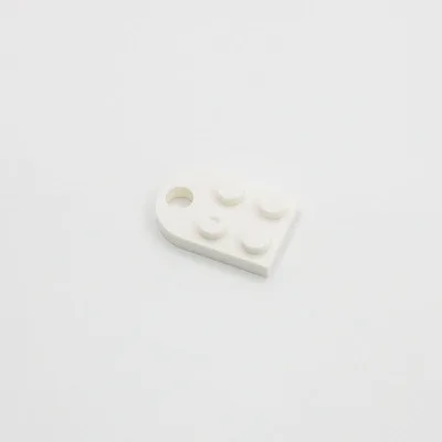 60 шт/комплект маленьких частиц для строительных блоков 3176 2x2 с отверстием красные сердца рамка для фотографии декор совместима с Lego кирпичами