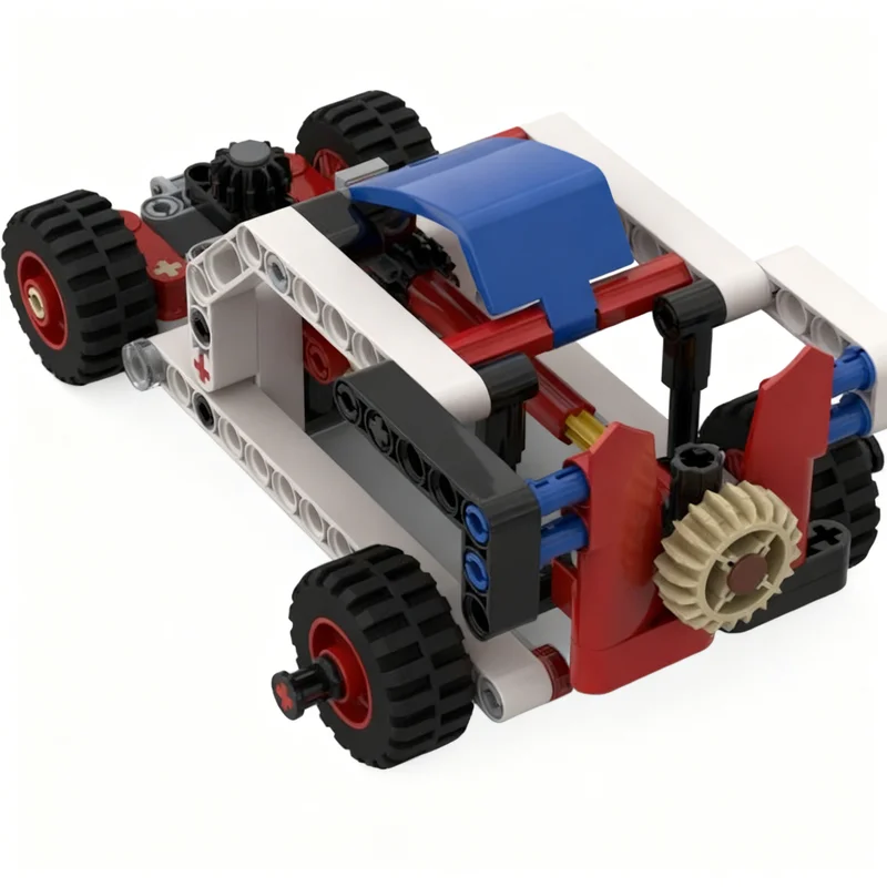 131 шт. MOC Hot Rod, альтернативная сборка, техническая модель, строительные блоки, рождественский подарок, архитектурное искусство, DIY 3D-конструктор, креативный набор. (art.: 3920dcdc483be) - 3920dcdc483be