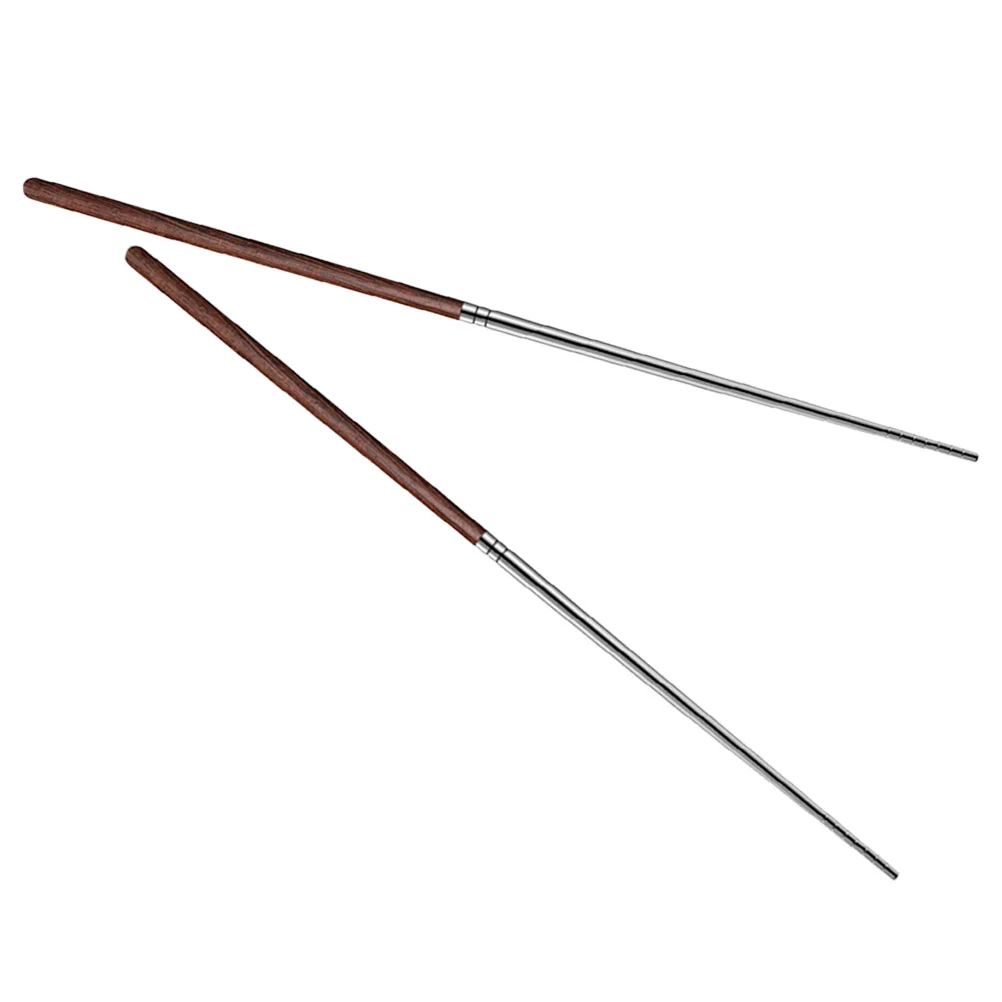 

Long Cooking Chopsticks with Wooden Handle for Chinese Hot Pot and Noodle Cooking