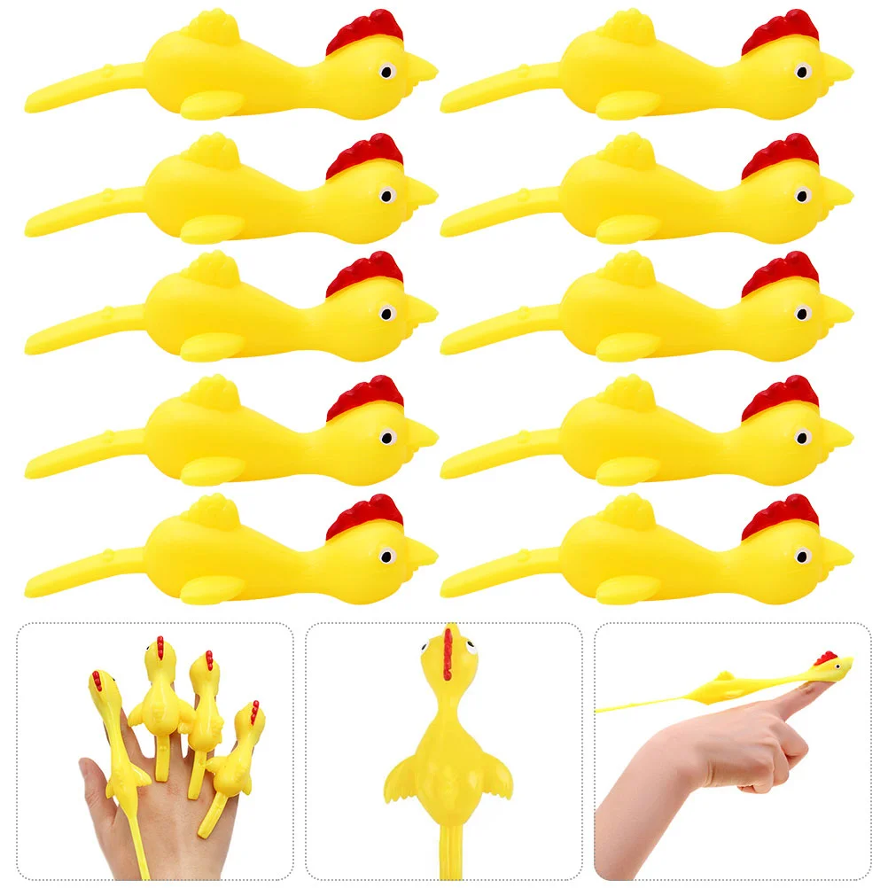 

24 Pcs Catapult Chick Squeeze Fidget Plaything Stretchy Children Toys Sensory Finger Tpr Squeeze Kids