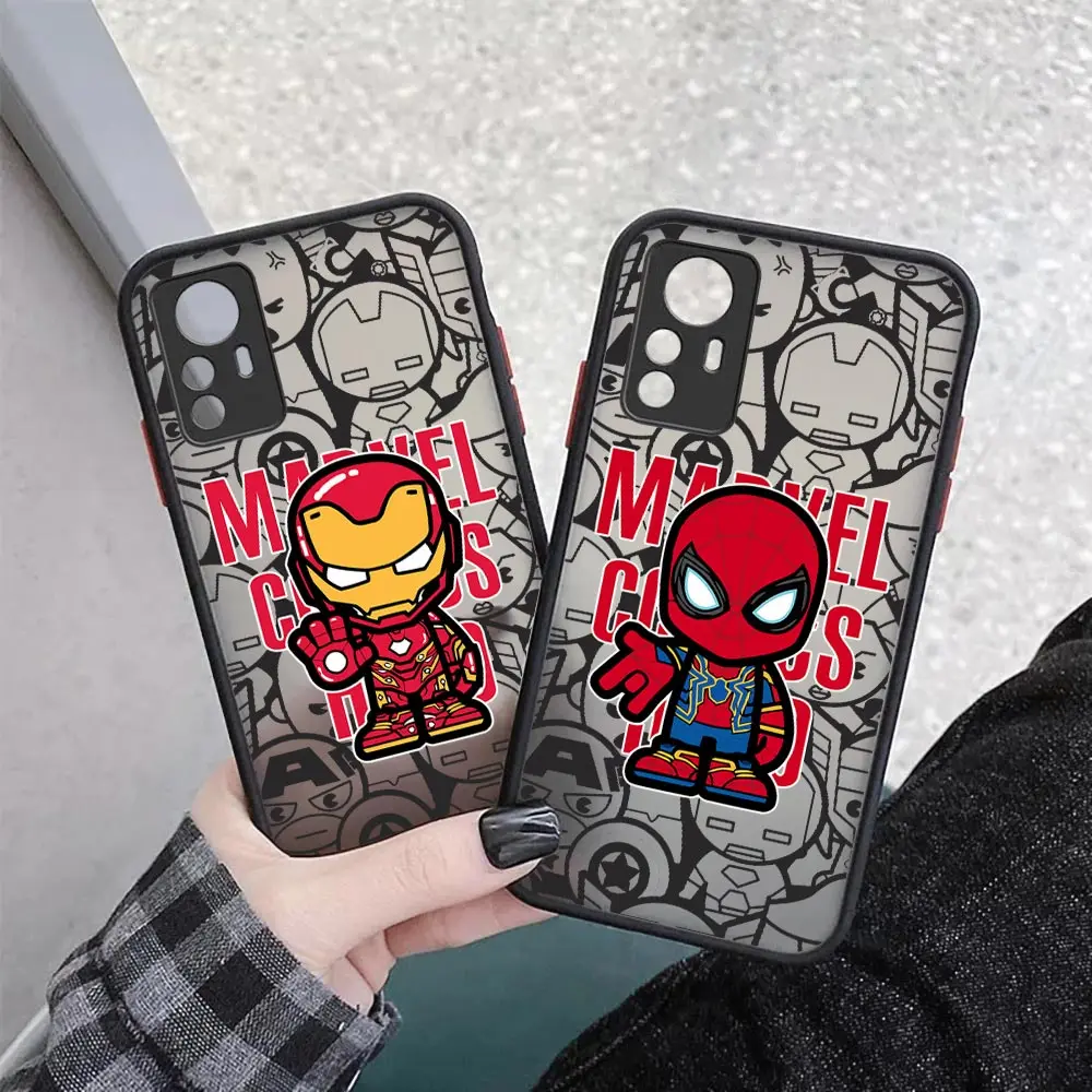 

Marvel Comics Spiderman Avengers Case For Xiaomi Mi 13 12 12S 12T 12X 11 11T 10 10T 10S 9 8 6X 5X A2 A1 NE Pro Ultra Lite Cover