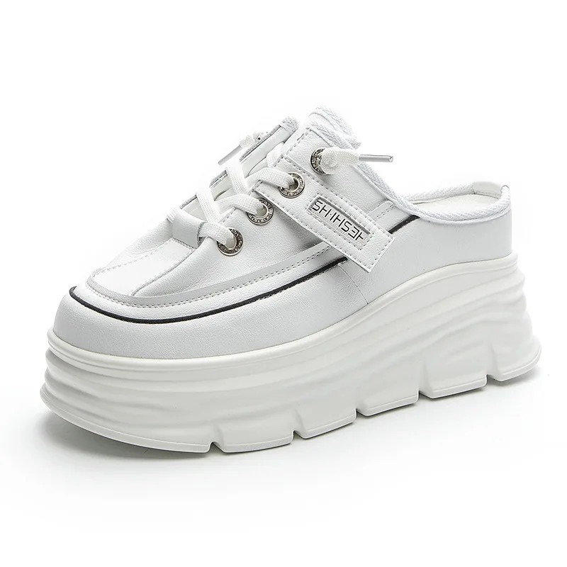 Женские босоножки на танкетке 8 см натуральная кожа повседневные сандалии