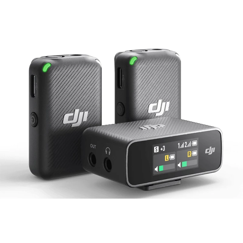 

DJI Mic 250m Transmission Range Dual-Channel Recording Up to 14 Hours of Onboard Memory Portable and Compact Wide Compatibilty