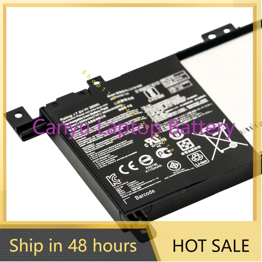 C21N1509 для ASUS X556UA X556UB X556UF X556UJ X556UR X556UV A556U F556UA K556U K556UA K556UV FL5900U X556UQ X556U Аккумулятор
