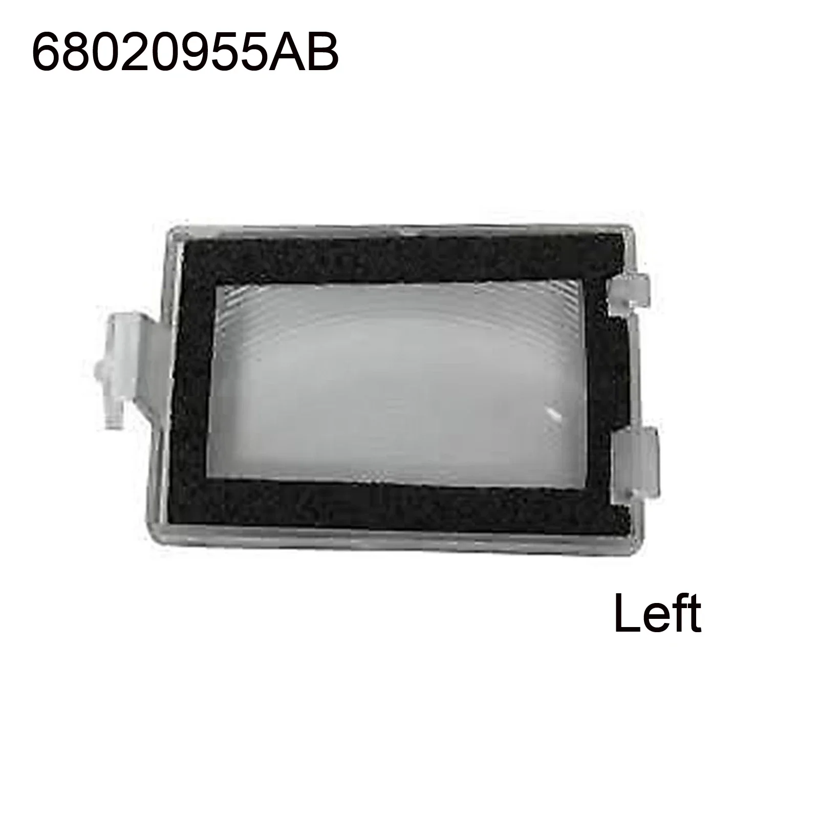 Левая задняя линза освещения номерного знака совместимая с Jeep For Grand Cherokee 2005 2010