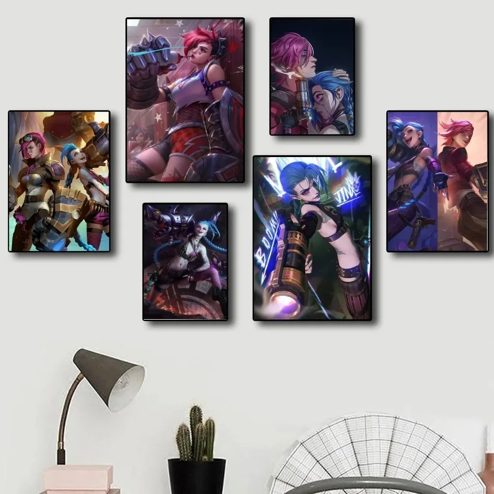 Постер из Лиги Легенд J- JinxVi