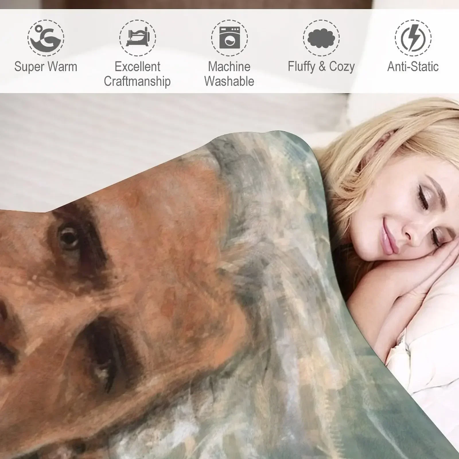 Роскошное дизайнерское одеяло с кайдами Генри кавилл-Геральт ривии очень