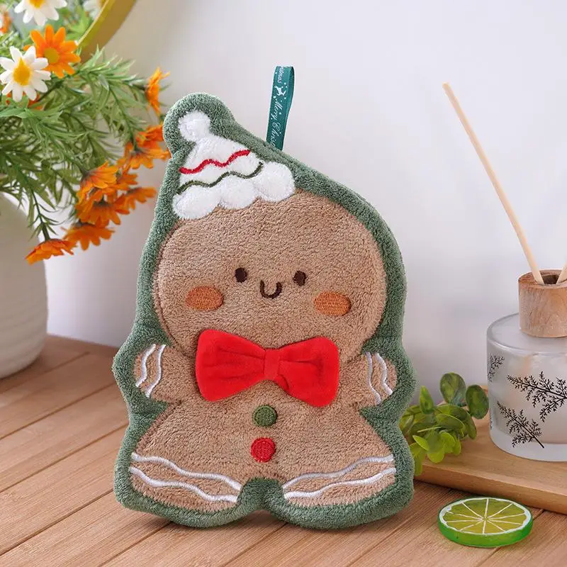 JETTING Рождественские полотенца для рук из флиса coral