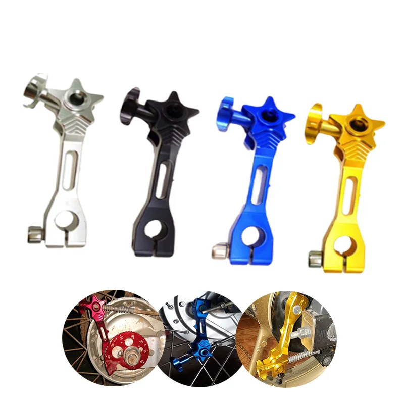 

Motorcycle Accessories Universal 5 color Rear Brake Rocker Arm / lever CNC Aluminum For Honda Yamaha