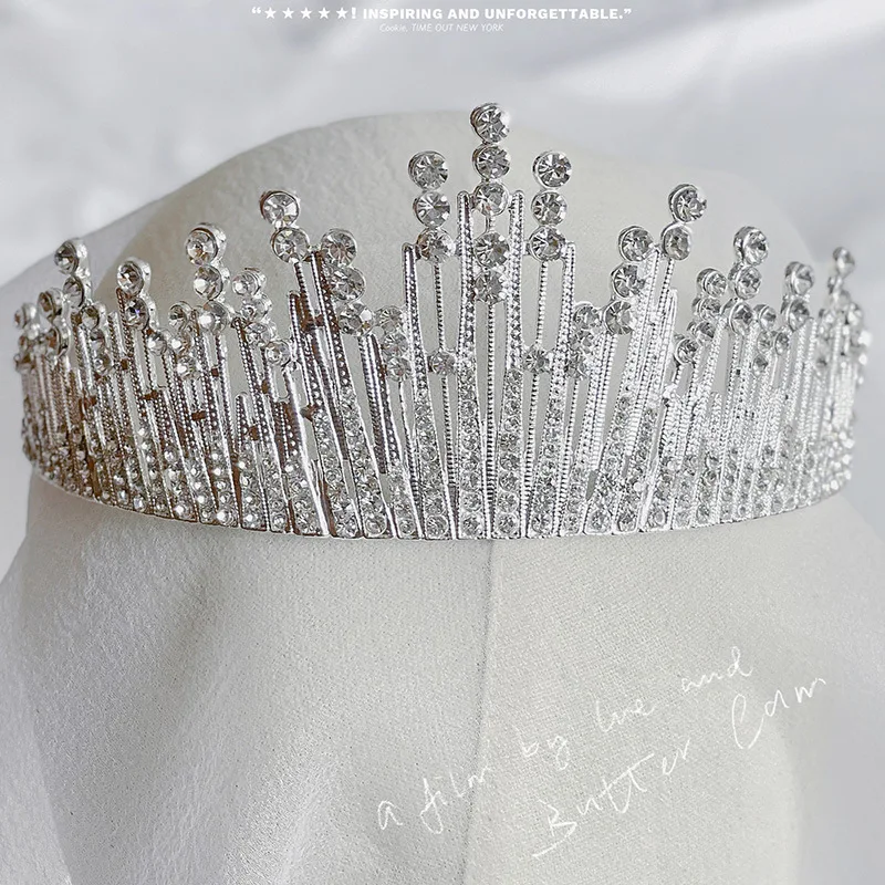 

MYFEIVO Bride Wedding Tiara Crown Hair Accessories Jewelry Women Queen Girls Bridal Princess Birthday Headband Headdress XXY0493