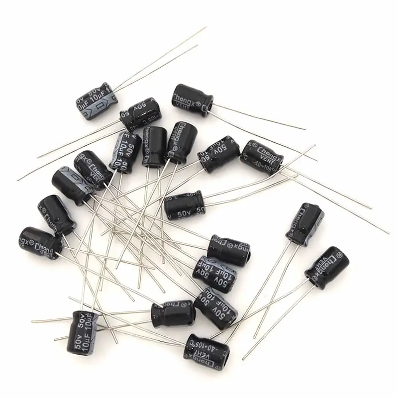 1000 шт. алюминиевый электролитический конденсатор 10 мкФ 50 в 5*7