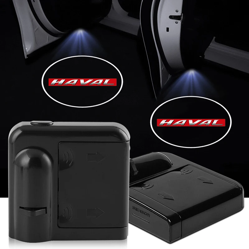 

1/2pcs New LED Car Door Welcome Light Laser Car Logo Projector For Haval H6 M6 H2S H4 H7 H5 H8 H9 H1 F5 F7X F7 Car Accessories