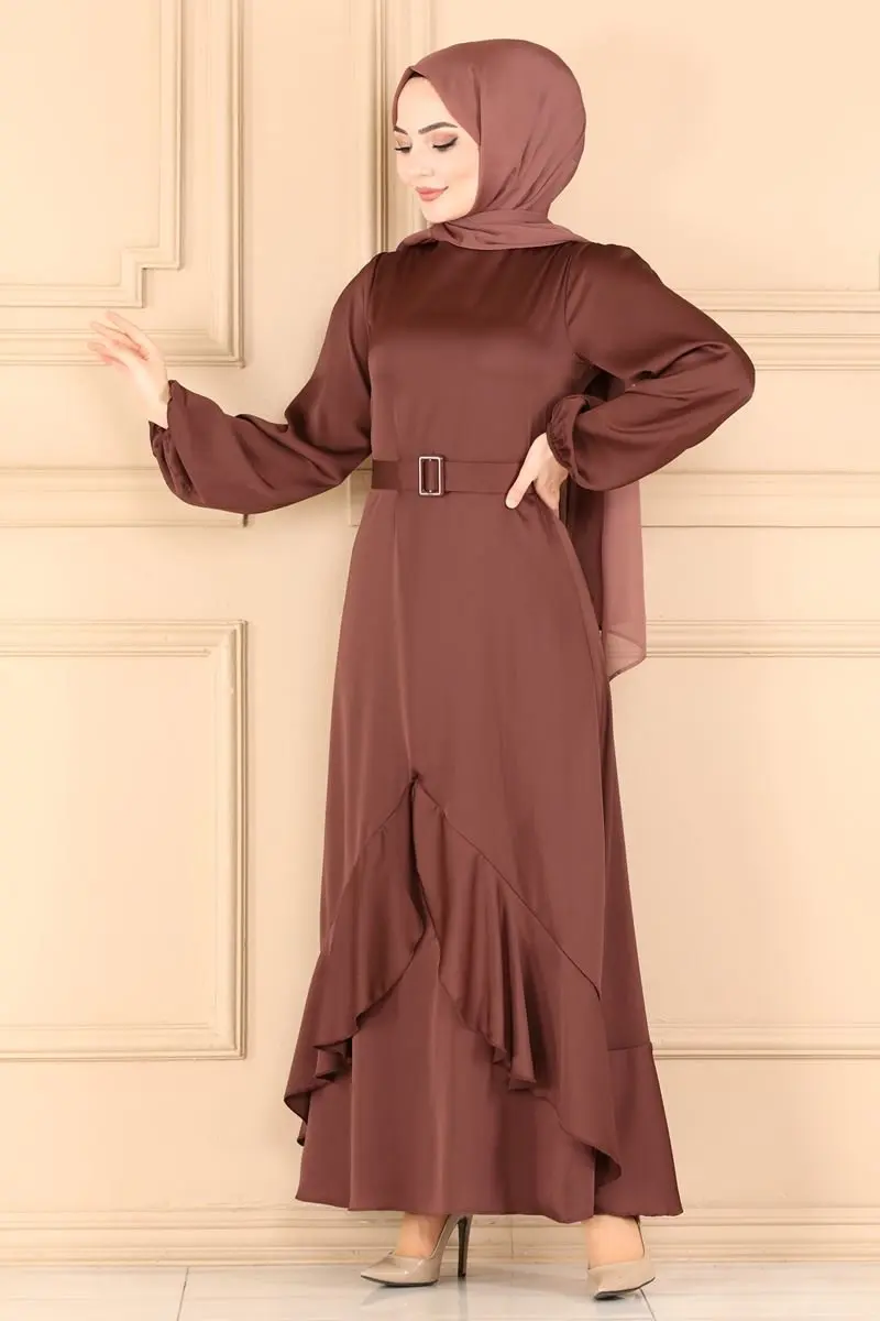 Фото Новинка 2022 г., модные мусульманские повседневные костюмные комплекты hijab с юбкой №2