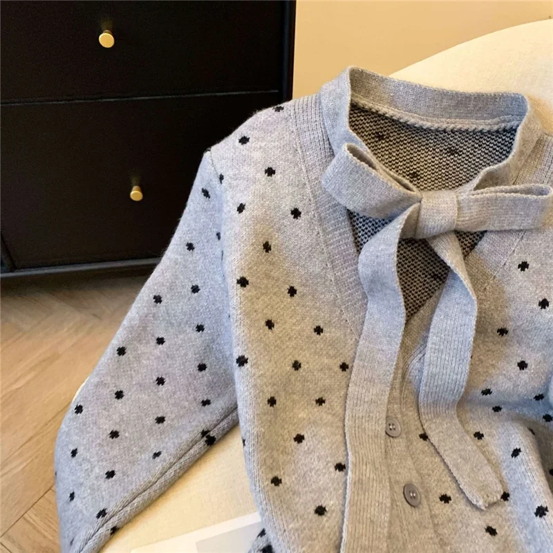 Осенне-зимний трикотажный свитер для женщин новинка 2025 модный свободный